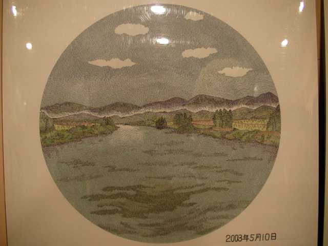 uno dei bellissimi mandala in mostra